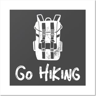 Go Hiking Posters and Art